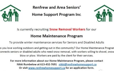 Home Maintenance Program, Snow Removal Workers